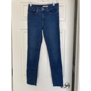 Womens Levis 311 Shaping Skinny 27 Frayed Cuffs